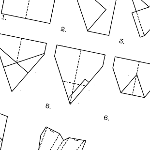 Vouw een stuntvliegtuig